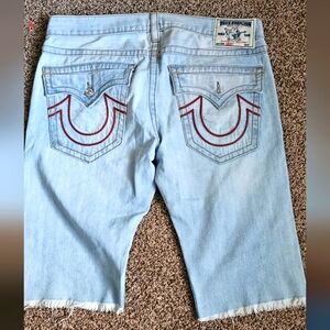 True Religion cut off shorts